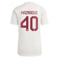 Fotbalové Dres Bayern Munich Noussair Mazraoui #40 Alternativní 2023-24 Krátký Rukáv